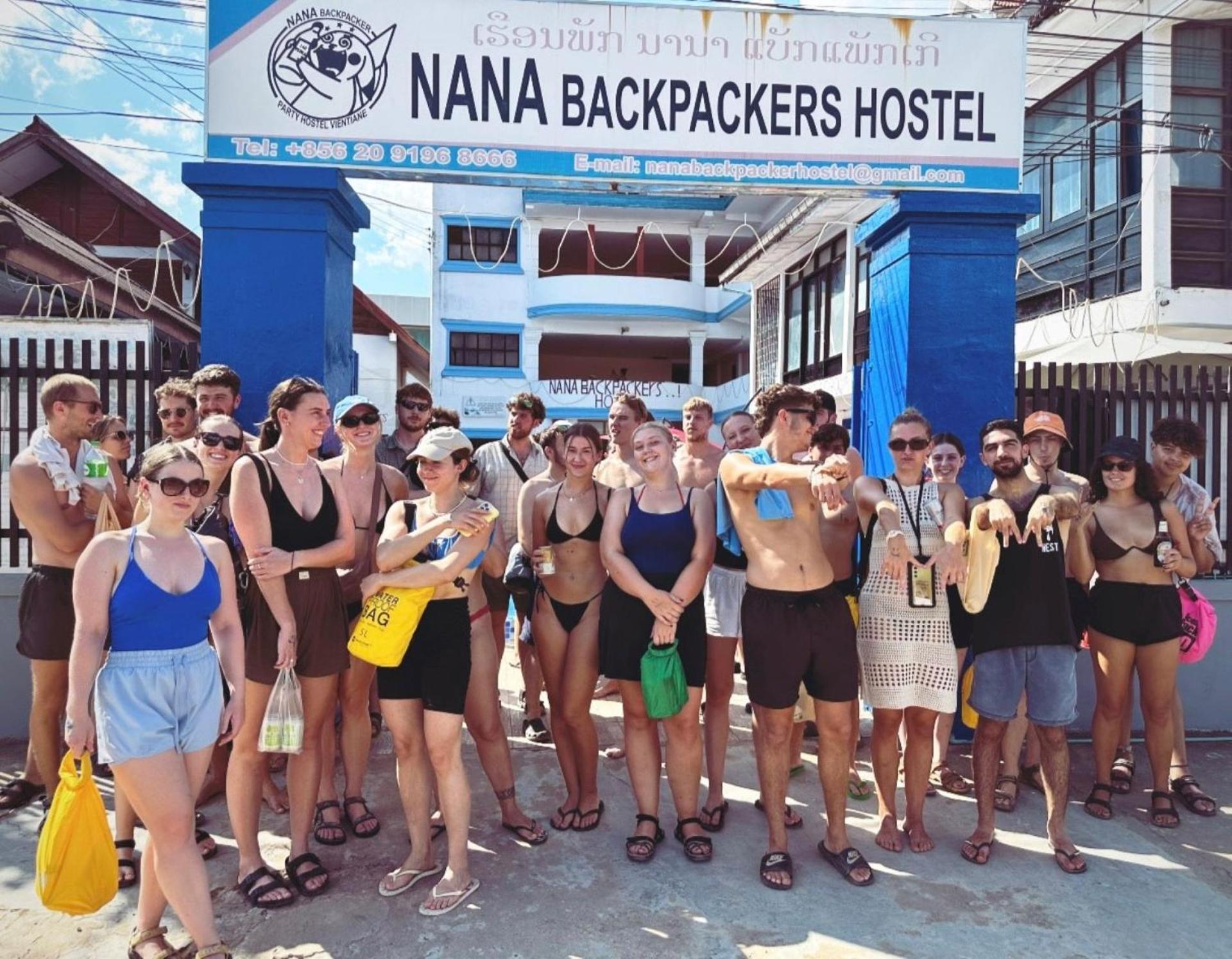 Nana Backpackers Hostel Vangviang Kültér fotó