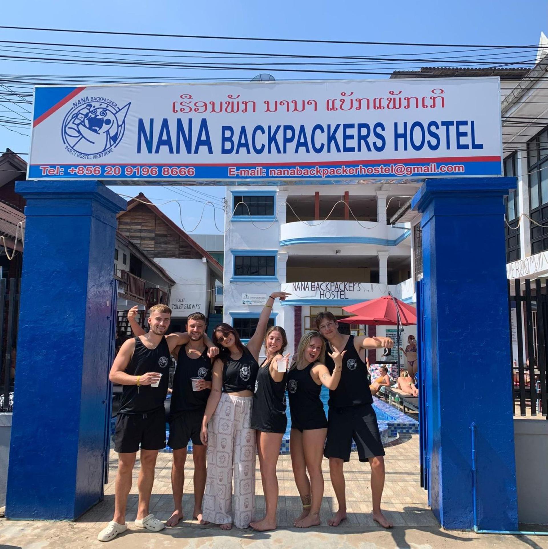 Nana Backpackers Hostel Vangviang Kültér fotó