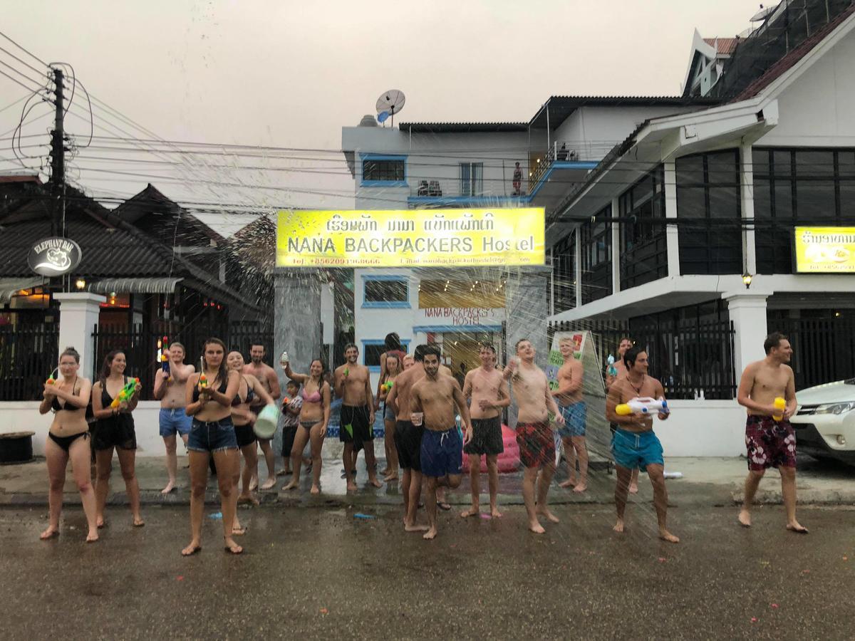 Nana Backpackers Hostel Vangviang Kültér fotó